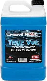 True Vue RTU Glass Cleaner, Professional Grade Formula for Sparkling Clean Automotive Glass Surfaces - 1 Gallon