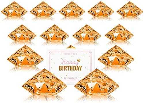 Gorse 25 Pack Diamond Place Card Holders and Table Number Holders for Wedding Party Table Decorations