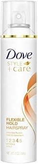 Dove Style + Care Flexible Hold Hairspray, Strong Hold 7 oz (Pack of 5)