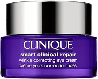 Smart Clinical Repair Wrinkle Correcting Anti Aging Eye Cream With Hyaluronic Acid + Peptides For All Skin Types | Hydrating + Depuffing, 1 Ounce