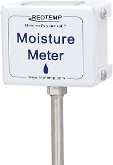 REOTEMP Garden and Compost Moisture Meter, 38 cm Stem, Garden Tool Ideal for Soil, Plant, Farm