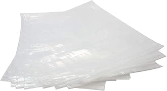 500 Pack Rok Hardware Heavy Duty 9" x 12" Resealable 4Mil Thick Writable Dispenser Plastic Big Clear Poly Zip Food Safe Storage Bags, Large RZ4R912