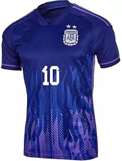 GenericSports Soccer Boys Football Jersey Argent Messi 10 Home Jersey T-Shirt 2023/2024 (Kids,Boys,Men)