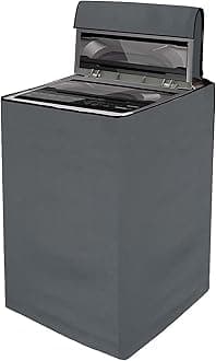 Yellow Weaves Waterproof & Dust-Proof Top Loading Fully Automatic Washing Machine Cover, (Dimensions- 63x63x93 cm, Grey)