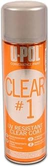 U-POL CLEAR/AL High Gloss UV Clearcoat from, 450 ml Aerosol
