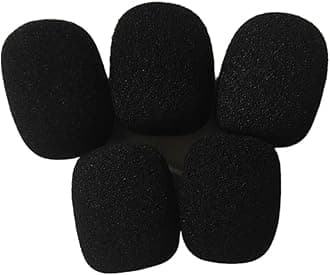 Headset Microphone Pop Filter Cover Replacement for SteelSeries Arctis 1/3 /5/7 /7X/ 7P/ 9X Pro Gaming Headset Mic Foam Cover (5 Pack)