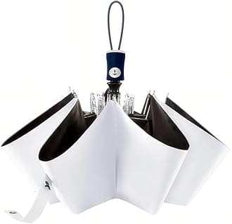 UV Sun Umbrella Compact Folding Travel Umbrella Auto Open Close Compact Folding Rain Umbrellas for Women Men Blocking UV 99.98%