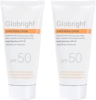 Sunscreen SPF 50 Lotion|Paraben Free |UVA UVB Sun Protection |for Men and Women (50 ml Pack of 2)