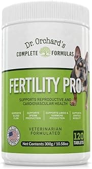 Dr. Orchards Fertility Pro for Dogs - Vet Formulated - for Males and Females -120ct