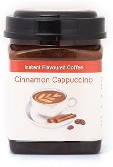 Premium Instant Coffee | CAPPUCCINO CINNAMON COFFEE | 250 GM | Prepares 20 CUPS | Creamy Dalgona Premix | Make hot or cold