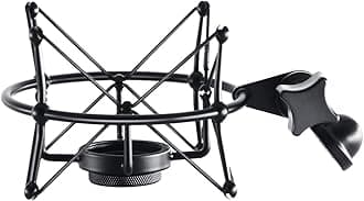 TLM 103 Shock Mount - Microphone Mount Compatible for Neumann TLM 103 M147 Condenser Mic by SUUNTOK,Black