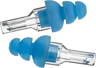 ER20 ETY Earplugs - Standard Size, Blue - High-Fidelity Hearing Protection - Up to 20 dB Sound Reduction - Reusable - Includes Neck Cord & Carrying Case