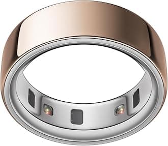 Oura Ring 4 - Rose Gold - Size 15 - Sleep, Activity, Women’s Health, AI Advisor, Up to 8 Days of Battery Life, Size Before You Buy, Android & iOS Compatible