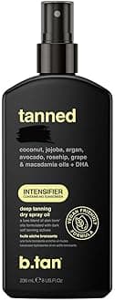 Best Tanning Oil | Get Tanned Intensifier Dry Spray - Fast, Dark Outdoor Sun Tan From Tan Accelerating Actives, Packed with Moisturizing Oils, No SPF, Austrailian Brand, 236ml