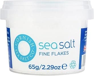 Cornish Sea Salt Tub (8 Pack, Fine Flake 65g)