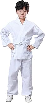 JUST YEARN Karate Gi for Kids & Adults Lightweight Students Karate Uniform Sets with Belt for Martial Arts trainning