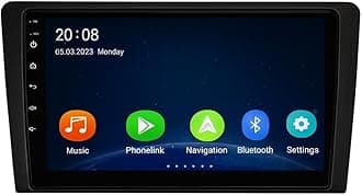 Modorwy 9 Inches Advanced Android System for Mahindra XUV-500 with 2GB/32GB RAM & ROM, Gorilla Glass/Full HD Display/WiFi/GPS/Steering Wheel Connectivity and Rear Parking Camera Frame with Socket