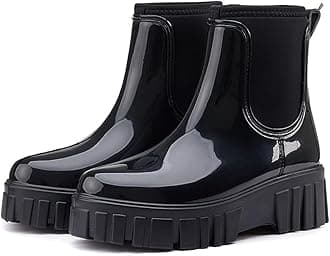 Black Rain Boots