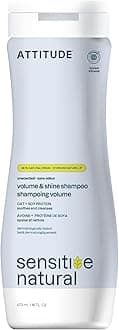 Nat Shampoo Gentle & Volumizing Without Fragrance, 473 ml
