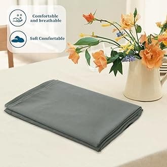 MAXYOYO Mattress Cover for Traditional Japanese Futon Mattress, Futon Floor Mattress Cover with Zipper, Super Soft and Machine Washable, Dark Grey, Full