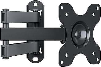 BONTEC Universal Tilt and Tilt TV Wall Mount for Monitor and TV Flat/Curved 13-30 Inches up to 15 kg, VESA 75 x 75/100 x 100 mm