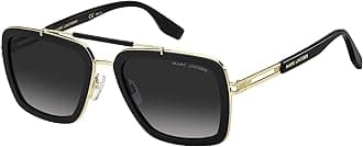 MARC JACOBS Men's Sunglasses DARK GREY SHADED Lens BLACK Frame color