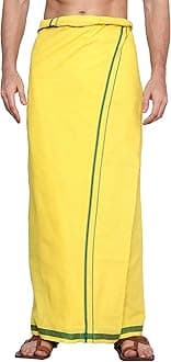 Gowri Tex Men's Cotton Colorful Lungi in Size 2 Mtrs Single Lungi- Pack Of 1