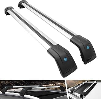MotorFansClub Roof Racks Cross Bars Fit for Ford Everest 2022 2023 2024 Lockable Baggage Luggage Racks Top Roof Rail Bars