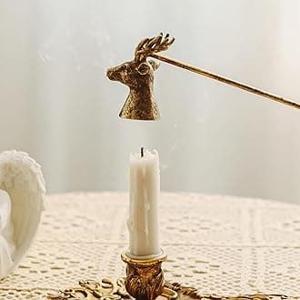 NIKKY HOME Candle Snuffer, Candle Accessories Candle Extinguisher Wick Snuffer Accessory with Long Handle