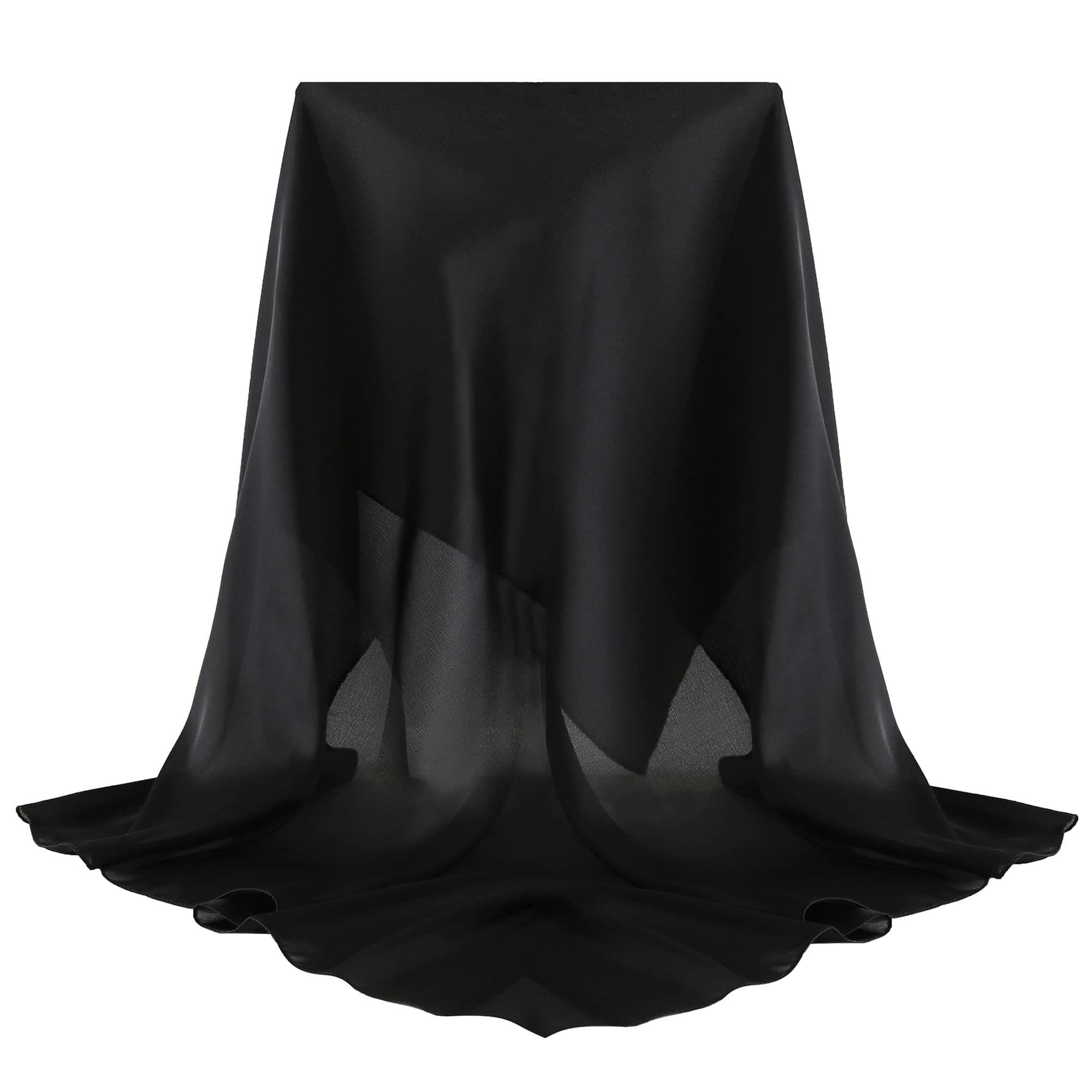 100% Mulberry Silk Scarf-Printed or Solid Color 35” Square Large Silk Hair Head Wrap Scarf With Gift Box Package