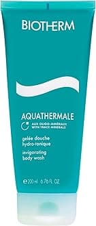 Aquathermale Invigorating Body Wash, an Invigorating Shower Gel Suitable for Dry and Sensitive Skin, with Pure Thermal Water and Biotech Plankton for Fresh, Supple and Soft Skin, 6.8 Fl. Oz.