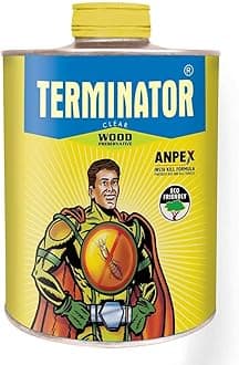 Terminator Pidilite Eco-Friendly Termite Killer Refill pack Termite,Borer,Insect Repellant & Control-For home,kitchen & Wood Preservative (1 litre)