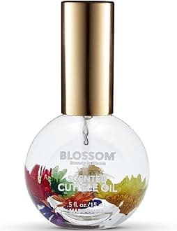 Blossom Blue Cross - Cuticle Oil with Real Flowers 0.5oz (BLCOF4 - Orange)
