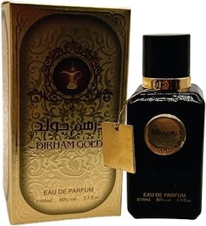Sapphire's Choice - Dirham Gold EDP for Men and Women | Eau de Parfum 100ml | Vanilla and Jasmine Fragrance | Manasik Perfume