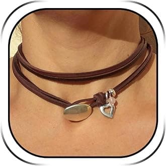 LAYERED LEATHER NECKLACE