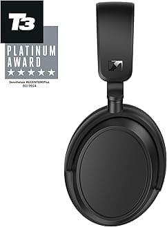 Sennheiser ACCENTUM Plus - Wireless Bluetooth Headphones, Quick-Charge Feature, 50-Hr Battery Playtime, Adaptive Hybrid ANC, Black