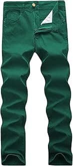 Men's Slim Fit Skinny Stretch Comfy Jeans Denim Pants
