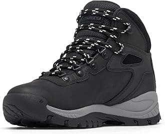 ColumbiaWomen's Newton Ridge Plus mid rise hiking boots, Black (Black x Chalk), 4 UK