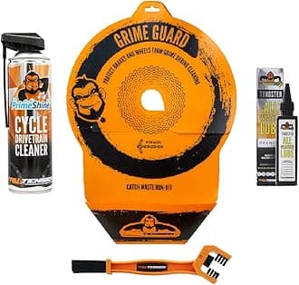 Tru-Tension | Grime Guard Bundle | 4 Piece Bicycle Kit | Protect Brakes & Wheels During Cleaning