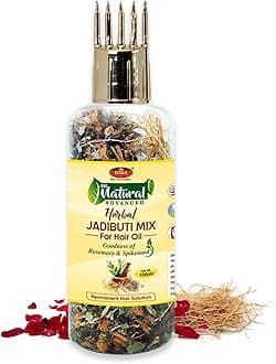 Natural Jadibuti Mix For Hair Oil With Goodness of Rosemary, Spikenard, Bhringraj & 25+ Ayurvedic Herbs | Make Your Own Hair Oil | 100% Herbal & Plant derived for Complete Hair Care