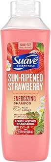 Shampoo, Sun-Ripened Strawberry Family-Size – Energizing Shampoo with Strawberry Extract & Vitamin E, 22.5 Oz