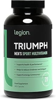 – Triumph Daily Sport Multivitamin Supplement - Vitamins and Minerals for Athletes Helps with Energy for Sports & Bodybuilding Workouts - 240 Capsules, 30 Servings (Men)