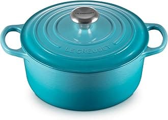 Enameled Cast Iron Signature Round Dutch Oven, 4.5 qt., Caribbean
