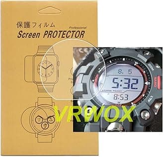 GW-9500 3 Pack TPU Full Coverage HD Clear Bubble Free Anti-Scratch Screen Protector for Watch