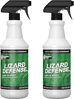 Lizard Defense Spray | 32 Ounce 2 Pack | Natural, Non-Toxic Lizard Repellent | Quick, Easy Pest Control | Safe Around Kids & Pets