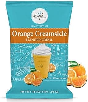 Angel Specialty Products, Blended Smoothie, Frappe Powder Mix, Orange Creamsicle [3 LB] [34 Servings]