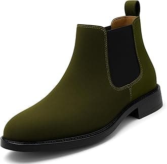 Kraasa Men's Slip On Fashion Chelsea Boots | High Tops, Soft Cushioned Insole, Comfortable Fit, Trendy, Stylish Boots