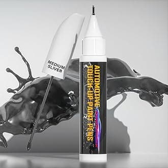 Touch Up Paint for Cars(Medium Silver), Automotive Car Touch Up Paint Pen, Two-In-One Car Paint Scratch Repair, Car Scratch Remover for Deep Scratches, Special-Purpose Car Paint.