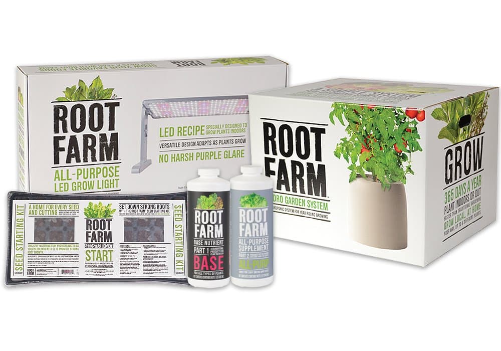 Root Farm Indoor Hydroponic Gardening System - Starter Kit
