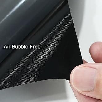 NewL Frosted Black Matte Vinyl Wrap Sticker Free Bubble Air Release DIY Decal Car Auto Vehicle Morotcycle Self Adhesive 5cm x 900cm